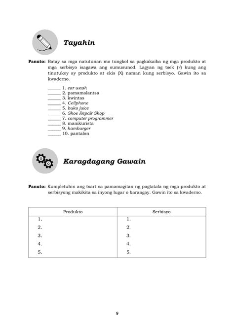 5 halimbawa ng produkto example|Grade 5 Edukasyong Pantahanan at Pangkabuhayan ICT and .